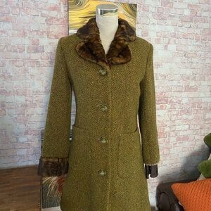 Vintage Artifacts the Collection Tweed Pea Coat